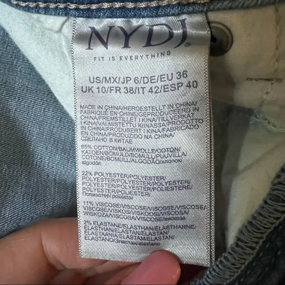 NYDJ Ami Tummy-Control Skinny Jeans sz6 - Picture 7 of 7